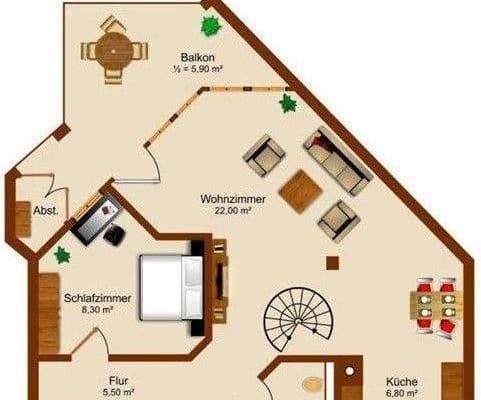 3 bedroom flat for sale, 75 m², Hitlstrasse 7, München, Bavaria 3 bedroom flat for sale, 75 m², Hitlstrasse 7, München, Bavaria