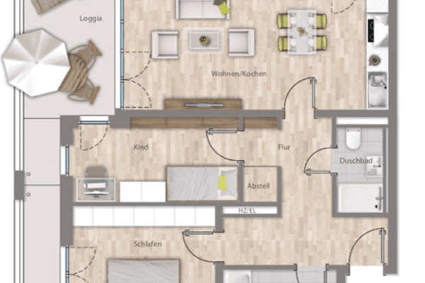 3 bedroom flat to rent, 79 m², Gerberau 9, München, Bavaria 3 bedroom flat to rent, 79 m², Gerberau 9, München, Bavaria