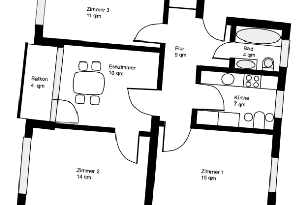 1 bedroom flat to rent, 71 m², Königswarter Str 35, München, Bavaria 1 bedroom flat to rent, 71 m², Königswarter Str 35, München, Bavaria