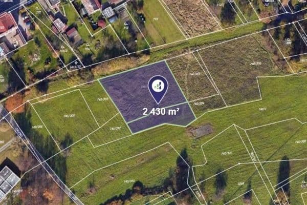 plot for sale, 2,430 m², Petřvald plot for sale, 2,430 m², Petřvald