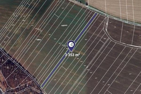 plot for sale, 3,353 m², Dobrčice plot for sale, 3,353 m², Dobrčice