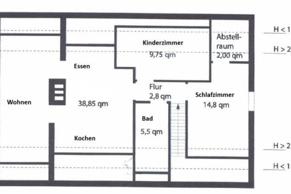 3 bedroom flat to rent, 74 m², Langenfeld 3 bedroom flat to rent, 74 m², Langenfeld