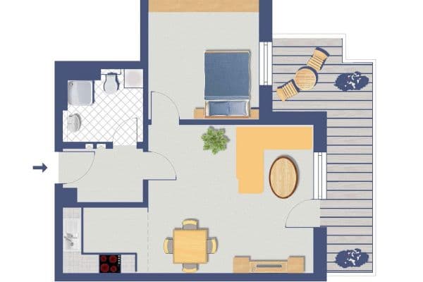 2 bedroom flat to rent, 60 m², Marie-Deubler-Str. 4, Neuried, Bavaria 2 bedroom flat to rent, 60 m², Marie-Deubler-Str. 4, Neuried, Bavaria