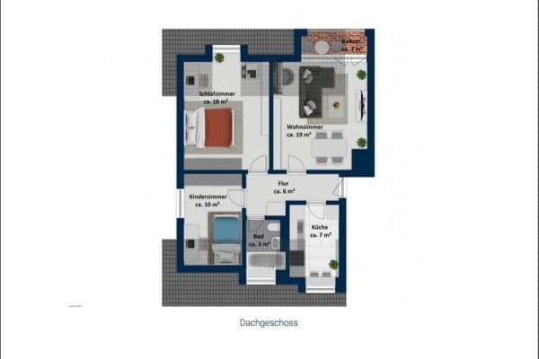 3 bedroom flat for sale, 64 m², Cimbernstraße 66, München, Bavaria 3 bedroom flat for sale, 64 m², Cimbernstraße 66, München, Bavaria