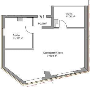 2 bedroom flat to rent, 61 m², Mittlere Ortsstr. 41, Rülzheim 2 bedroom flat to rent, 61 m², Mittlere Ortsstr. 41, Rülzheim