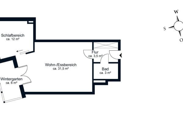 2 bedroom flat to rent, 57 m², Gertigstraße 16b, Hamburg, Hamburg 2 bedroom flat to rent, 57 m², Gertigstraße 16b, Hamburg, Hamburg