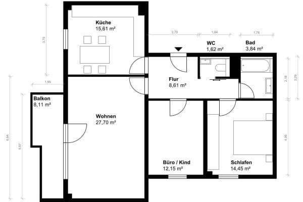 3 bedroom flat for sale, 90 m², Wolfratshausen, Bavaria 3 bedroom flat for sale, 90 m², Wolfratshausen, Bavaria