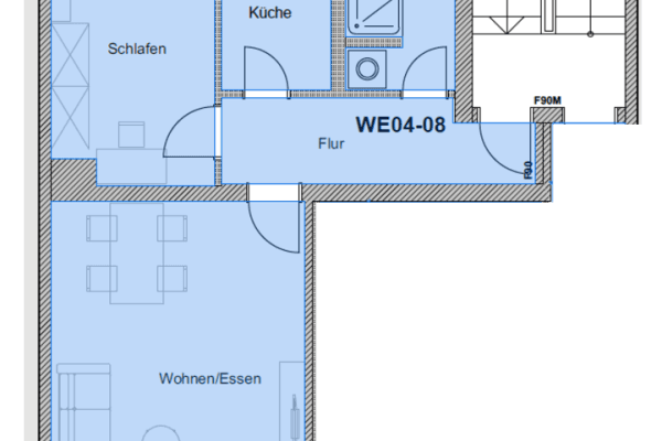 2 bedroom flat to rent, 61 m², Grethenweg 3, Frankfurt am Main, Hesse 2 bedroom flat to rent, 61 m², Grethenweg 3, Frankfurt am Main, Hesse