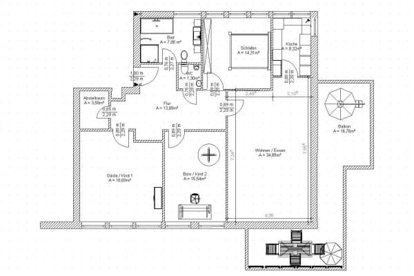 3 bedroom with open-plan kitchen flat to rent, 136 m², Bietigheim-Bissingen 3 bedroom with open-plan kitchen flat to rent, 136 m², Bietigheim-Bissingen