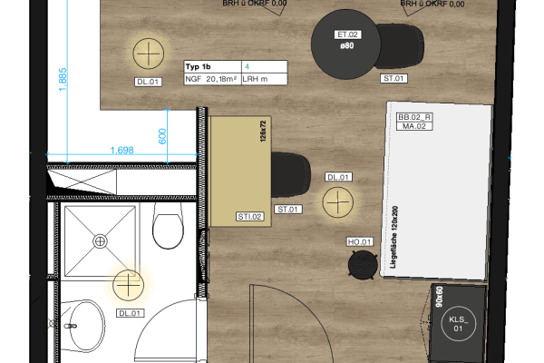 1 bedroom flat to rent, 21 m², Rubensstr. 54, Berlin - Schöneberg, Berlin 1 bedroom flat to rent, 21 m², Rubensstr. 54, Berlin - Schöneberg, Berlin