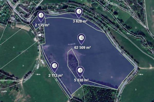 plot for sale, 18,929 m², Velké Losiny plot for sale, 18,929 m², Velké Losiny