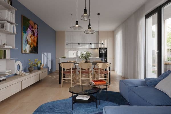 3 bedroom with open-plan kitchen flat for sale, 91 m², K Vinoři, 3 bedroom with open-plan kitchen flat for sale, 91 m², K Vinoři,