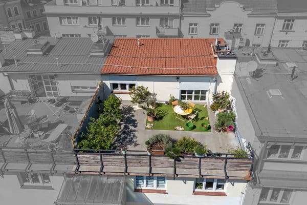 4 bedroom with open-plan kitchen flat for sale, 201 m², Šlikova, 4 bedroom with open-plan kitchen flat for sale, 201 m², Šlikova,