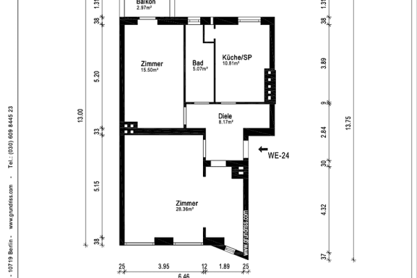 1 bedroom with open-plan kitchen flat for sale, 69 m², Berlin, Berlin 1 bedroom with open-plan kitchen flat for sale, 69 m², Berlin, Berlin