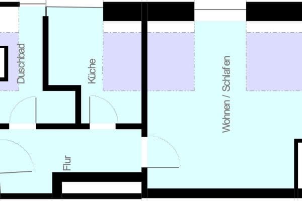 1 bedroom flat to rent, 33 m², Nürnberg, Bavaria 1 bedroom flat to rent, 33 m², Nürnberg, Bavaria