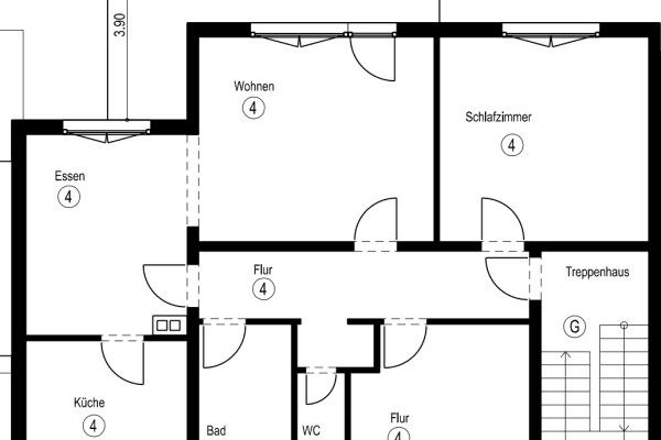 4 bedroom flat to rent, 105 m², Baden-Baden 4 bedroom flat to rent, 105 m², Baden-Baden
