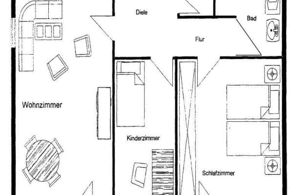 3 bedroom flat to rent, 74 m², Unterhaching, Bavaria 3 bedroom flat to rent, 74 m², Unterhaching, Bavaria