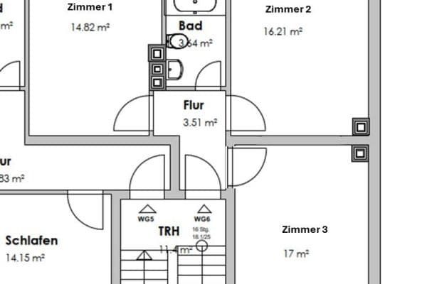 3 bedroom flat to rent, 56 m², Nordstrasse 42, Velbert 3 bedroom flat to rent, 56 m², Nordstrasse 42, Velbert