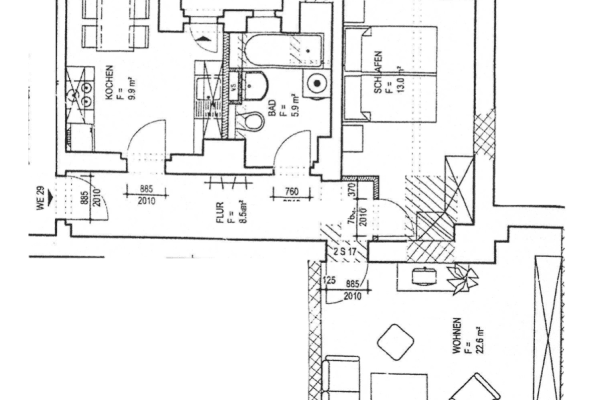 2 bedroom flat to rent, 62 m², Gontardweg 137, Leipzig, Saxony 2 bedroom flat to rent, 62 m², Gontardweg 137, Leipzig, Saxony