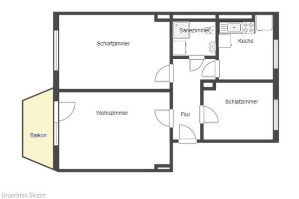 3 bedroom flat for sale, 58 m², Bremen, Bremen 3 bedroom flat for sale, 58 m², Bremen, Bremen