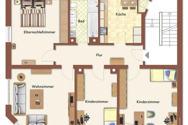 4 bedroom flat to rent, 104 m², Paulstr. 14, Speyer 4 bedroom flat to rent, 104 m², Paulstr. 14, Speyer