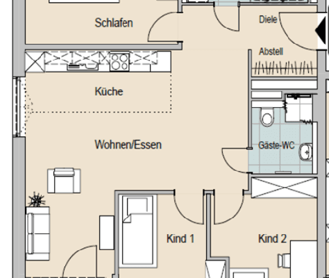 4 bedroom flat to rent, 98 m², Alte Werftstraße 1, Königs Wusterhausen 4 bedroom flat to rent, 98 m², Alte Werftstraße 1, Königs Wusterhausen