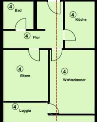 3 bedroom flat to rent, 90 m², Siemensstraße 39, Bamberg, Bavaria 3 bedroom flat to rent, 90 m², Siemensstraße 39, Bamberg, Bavaria