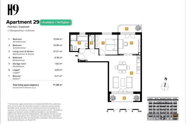 3 bedroom flat for sale, 72 m², Hohenstaufenstr. 9, Berlin, Berlin 3 bedroom flat for sale, 72 m², Hohenstaufenstr. 9, Berlin, Berlin