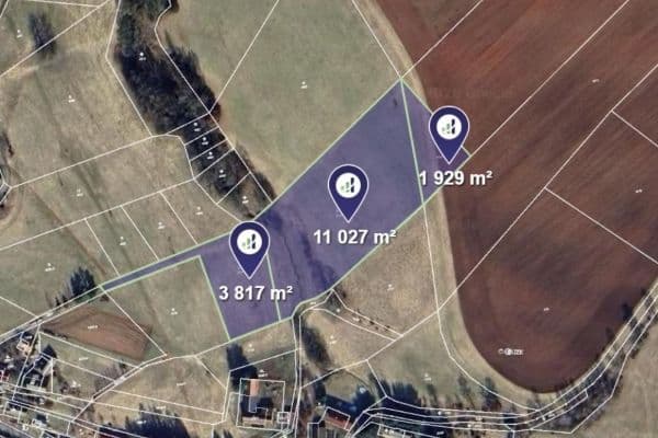 plot for sale, 16,773 m², Nová Ves nad Popelkou plot for sale, 16,773 m², Nová Ves nad Popelkou