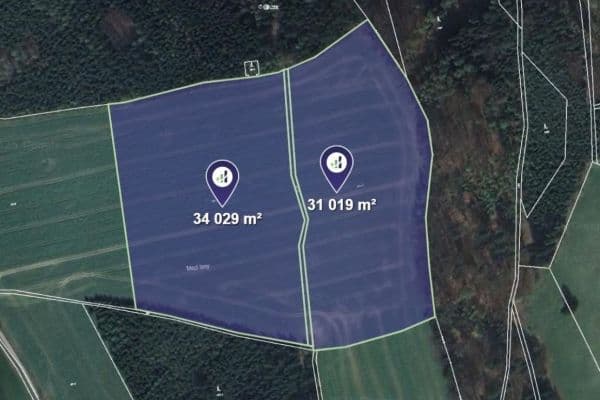 plot for sale, 32,524 m², Teplice nad Metují plot for sale, 32,524 m², Teplice nad Metují
