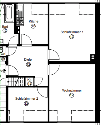 3 bedroom flat for sale, 68 m², Heinrichstr. 105, Düsseldorf 3 bedroom flat for sale, 68 m², Heinrichstr. 105, Düsseldorf