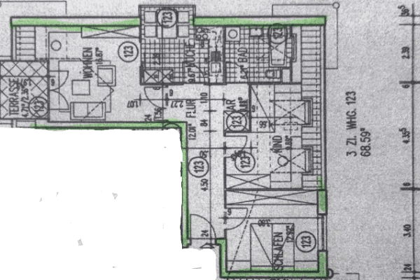3 bedroom flat to rent, 69 m², Eichenring 6, Panketal 3 bedroom flat to rent, 69 m², Eichenring 6, Panketal