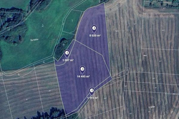 plot for sale, 24,727 m², Životice plot for sale, 24,727 m², Životice