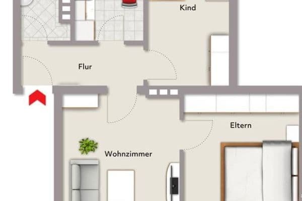 3 bedroom flat to rent, 58 m², Babenhauser Str. 43, Bielefeld, North Rhine-Westphalia 3 bedroom flat to rent, 58 m², Babenhauser Str. 43, Bielefeld, North Rhine-Westphalia