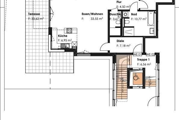 4 bedroom flat to rent, 124 m², Dorfstraße 13a, Germering, Bavaria 4 bedroom flat to rent, 124 m², Dorfstraße 13a, Germering, Bavaria