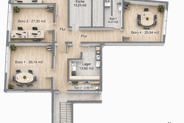 office to rent, 170 m², Bremen, Bremen office to rent, 170 m², Bremen, Bremen