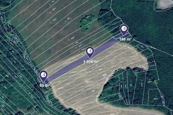 plot for sale, 2,147 m², Nová Lhota plot for sale, 2,147 m², Nová Lhota