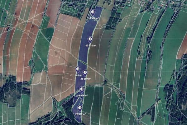 plot for sale, 39,388 m², Horní Brusnice plot for sale, 39,388 m², Horní Brusnice
