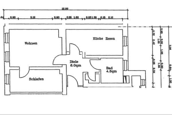 2 bedroom flat to rent, 53 m², Stadtlerstraße 15, Chemnitz 2 bedroom flat to rent, 53 m², Stadtlerstraße 15, Chemnitz