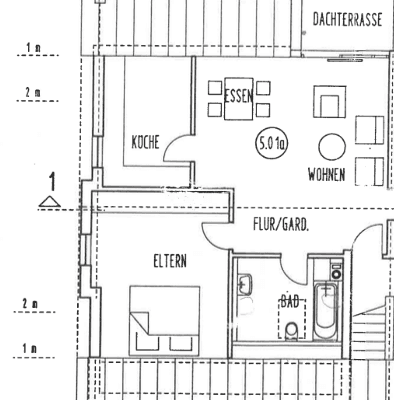 2 bedroom flat to rent, 59 m², Rodenbach 2 bedroom flat to rent, 59 m², Rodenbach