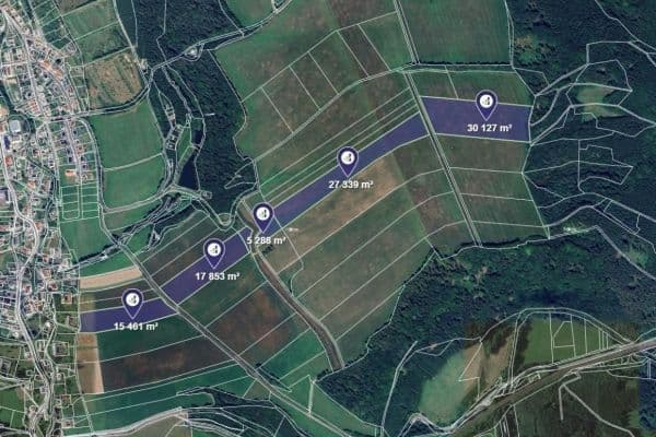 plot for sale, 38,350 m², Tatenice plot for sale, 38,350 m², Tatenice