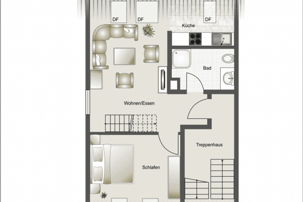 2 bedroom with open-plan kitchen flat to rent, 75 m², Pestalozzistr.15/3, Heilbronn, Baden-Württemberg 2 bedroom with open-plan kitchen flat to rent, 75 m², Pestalozzistr.15/3, Heilbronn, Baden-Württemberg
