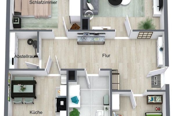 3 bedroom flat to rent, 84 m², Chemnitzer Str. 72, Meerane 3 bedroom flat to rent, 84 m², Chemnitzer Str. 72, Meerane