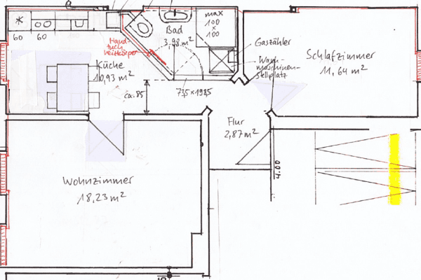 2 bedroom flat to rent, 46 m², Walramstraße 2, Wiesbaden, Hesse 2 bedroom flat to rent, 46 m², Walramstraße 2, Wiesbaden, Hesse
