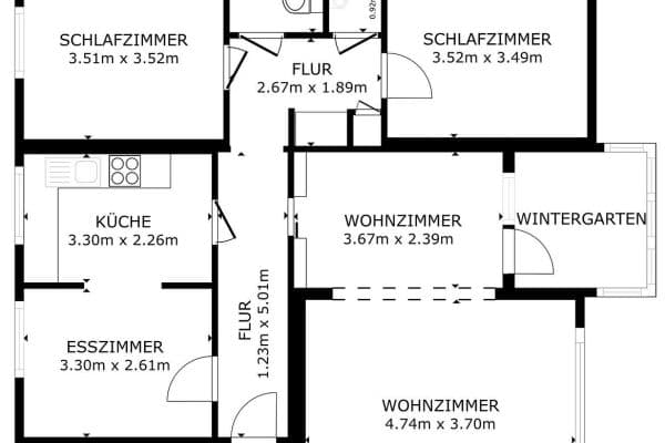 4 bedroom flat for sale, 82 m², Graubündener Straße 61, Bremen, Bremen 4 bedroom flat for sale, 82 m², Graubündener Straße 61, Bremen, Bremen