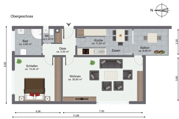 2 bedroom flat to rent, 69 m², Malmsheimer Str. 2-4, Weil der Stadt 2 bedroom flat to rent, 69 m², Malmsheimer Str. 2-4, Weil der Stadt