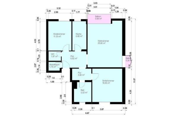3 bedroom flat to rent, 82 m², Im Kohlruss 7, Liederbach 3 bedroom flat to rent, 82 m², Im Kohlruss 7, Liederbach