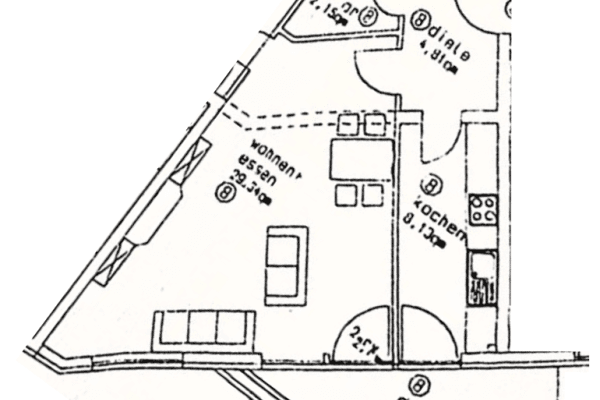 1 bedroom with open-plan kitchen flat to rent, 68 m², Essen, North Rhine-Westphalia 1 bedroom with open-plan kitchen flat to rent, 68 m², Essen, North Rhine-Westphalia
