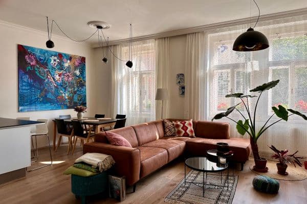 2 bedroom with open-plan kitchen flat to rent, 77 m², Benátská, Praha 2 bedroom with open-plan kitchen flat to rent, 77 m², Benátská, Praha