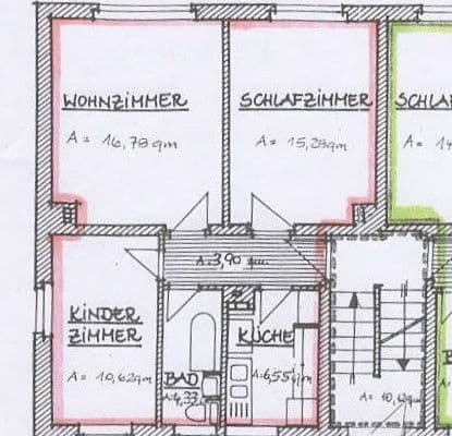3 bedroom flat to rent, 58 m², Talstraße 34, Sachsen - Weischlitz 3 bedroom flat to rent, 58 m², Talstraße 34, Sachsen - Weischlitz